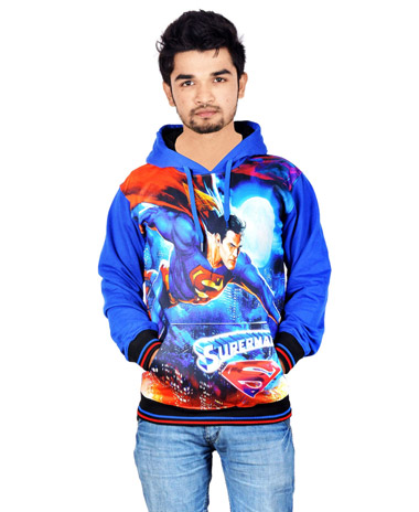 Drakeman Blue Casual Stylish Sweatshirts