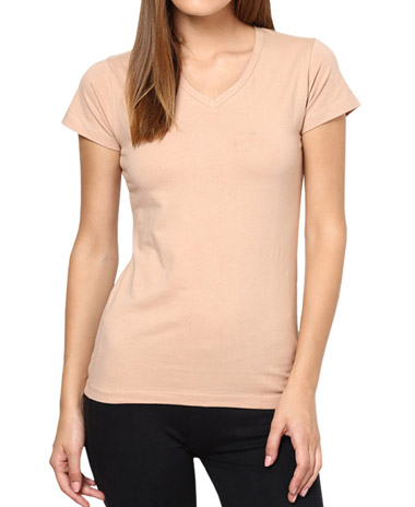 Softwear Cool Beige Plain T-Shirt