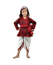 Ethnic Design Pure Cotton Dhoti Angrakha Set