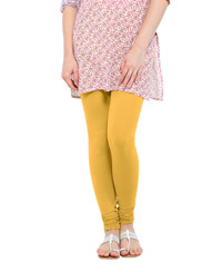 Softwear Mustard Cotton-Lycra Legging